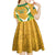 South Africa Soccer Kid Short Sleeve Dress Come On Bafana Bafana - Wonder Print Shop