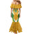 South Africa Soccer Mermaid Dress Come On Bafana Bafana - Wonder Print Shop