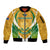 South Africa Soccer Sleeve Zip Bomber Jacket Come On Bafana Bafana - Wonder Print Shop