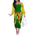 Mali Football Off The Shoulder Long Sleeve Dress Tous Derriere Les Aigles Du Mali - Wonder Print Shop