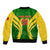 Mali Football Sleeve Zip Bomber Jacket Tous Derriere Les Aigles Du Mali - Wonder Print Shop