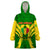 Mali Football Wearable Blanket Hoodie Tous Derriere Les Aigles Du Mali - Wonder Print Shop