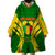 Mali Football Wearable Blanket Hoodie Tous Derriere Les Aigles Du Mali - Wonder Print Shop