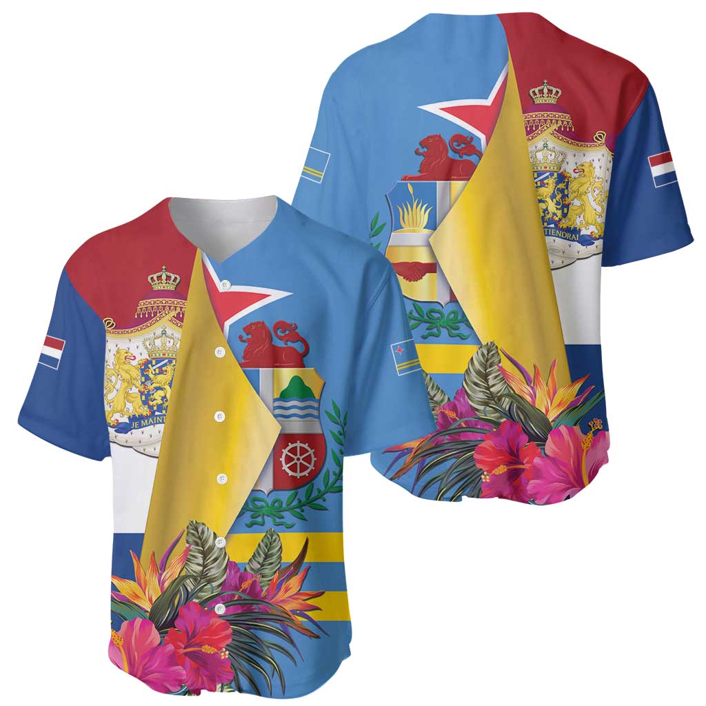 Aruba-Netherlands Baseball Jersey Tropical Unique Style