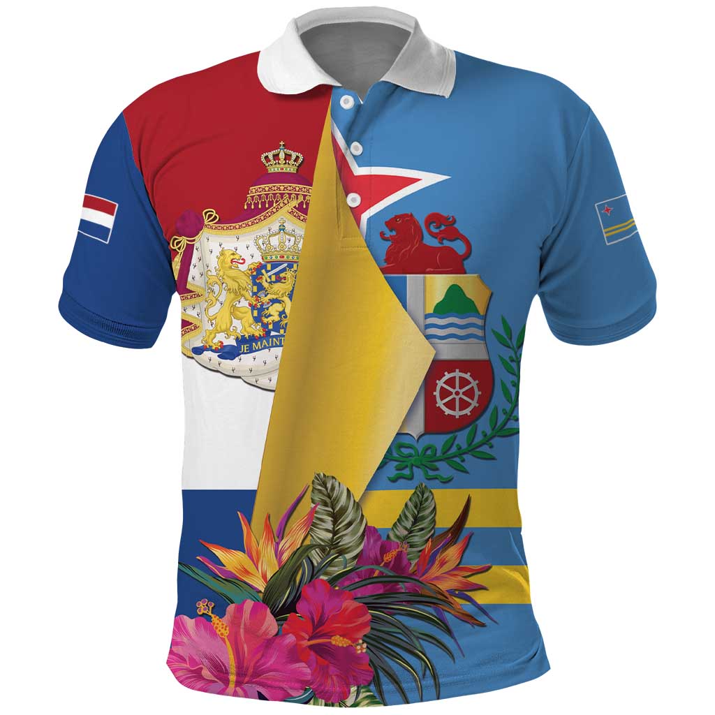 Aruba-Netherlands Polo Shirt Tropical Unique Style