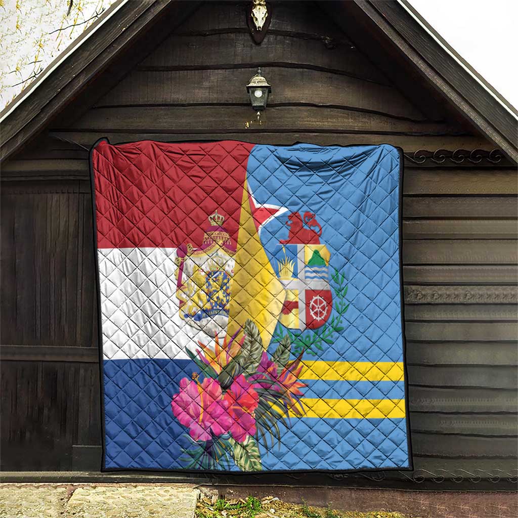Aruba-Netherlands Quilt Tropical Unique Style