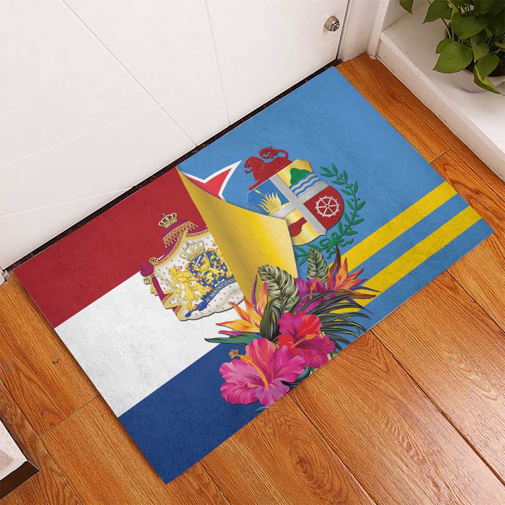 Aruba-Netherlands Rubber Doormat Tropical Unique Style