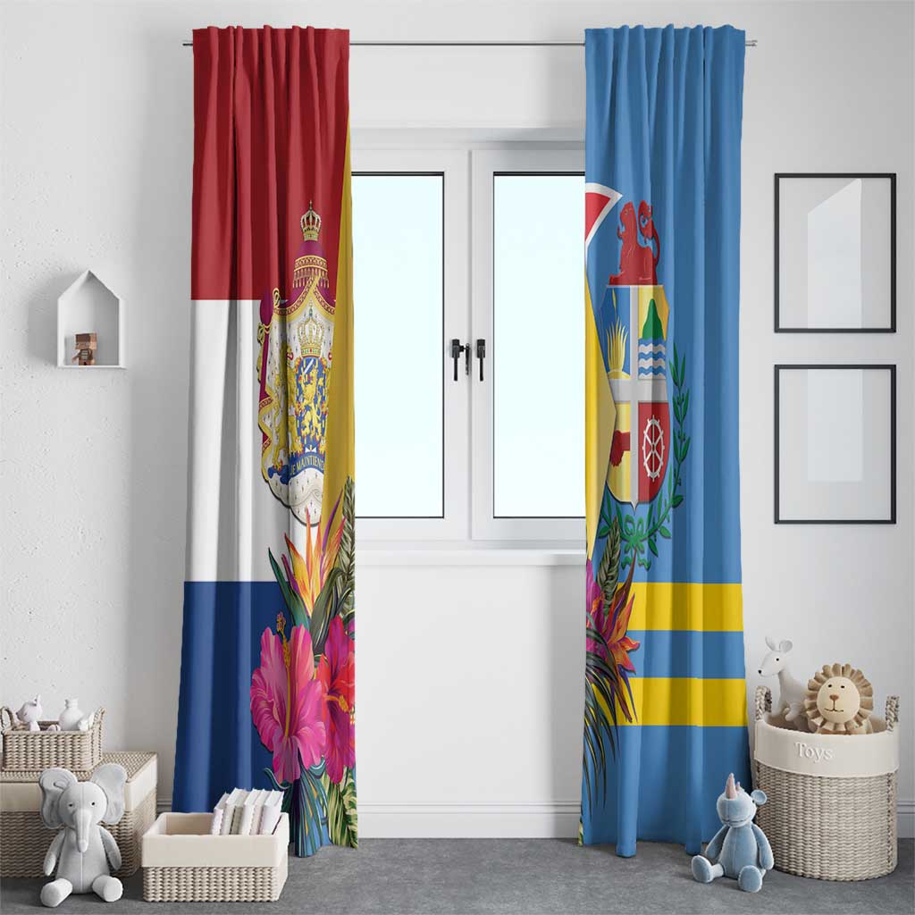 Aruba-Netherlands Window Curtain Tropical Unique Style