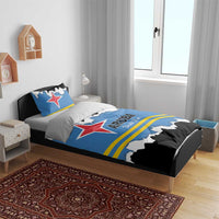 Aruba Dushi Tera Bedding Set Coat Of Arms Torn Paper Stylized