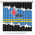 Aruba Dushi Tera Shower Curtain Coat Of Arms Torn Paper Stylized