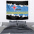 Aruba Dushi Tera Tapestry Coat Of Arms Torn Paper Stylized