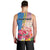 Personalised Aruba Flamingo Men Tank Top Tropical Sunset Vibes