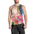 Personalised Aruba Flamingo Men Tank Top Tropical Sunset Vibes