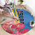 Aruba Flamingo Round Carpet Tropical Sunset Vibes