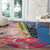 Aruba Flamingo Round Carpet Tropical Sunset Vibes