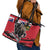 Canada Manitoba Province Bison Leather Tote Bag Gloriosus et Liber