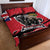 Canada Manitoba Province Bison Quilt Bed Set Gloriosus et Liber