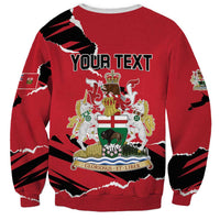 Personalized Canada Manitoba Province Bison Sweatshirt Gloriosus et Liber