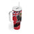 Personalized Canada Manitoba Province Bison Tumbler With Handle Gloriosus et Liber