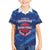Custom Dominican Republic Basketball Family Matching Off Shoulder Short Dress and Hawaiian Shirt Enjoy The Game