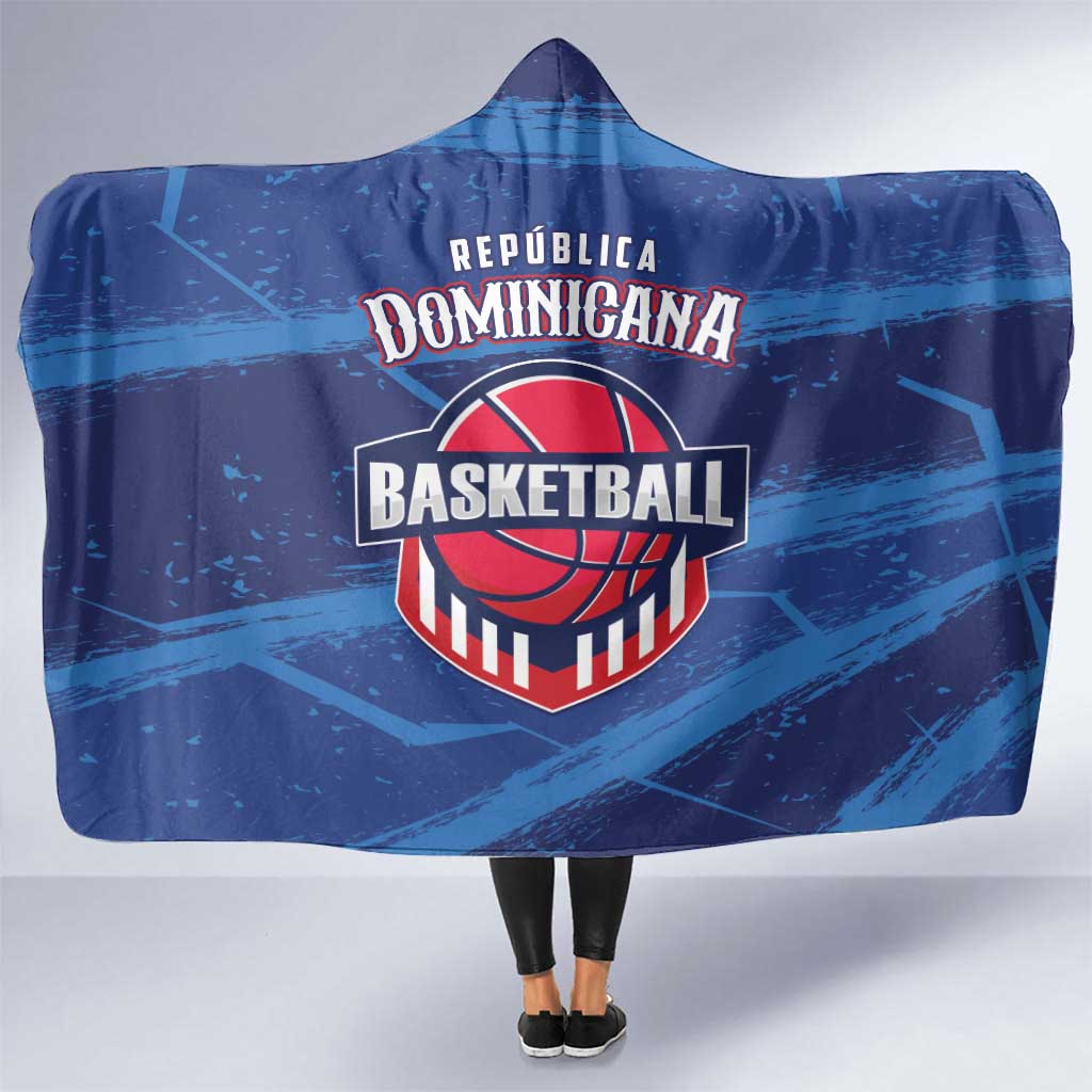 Dominican Republic Basketball Hooded Blanket Enjoy The Game