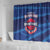 Dominican Republic Basketball Shower Curtain Enjoy The Game