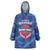 Custom Dominican Republic Basketball Wearable Blanket Hoodie Enjoy The Game