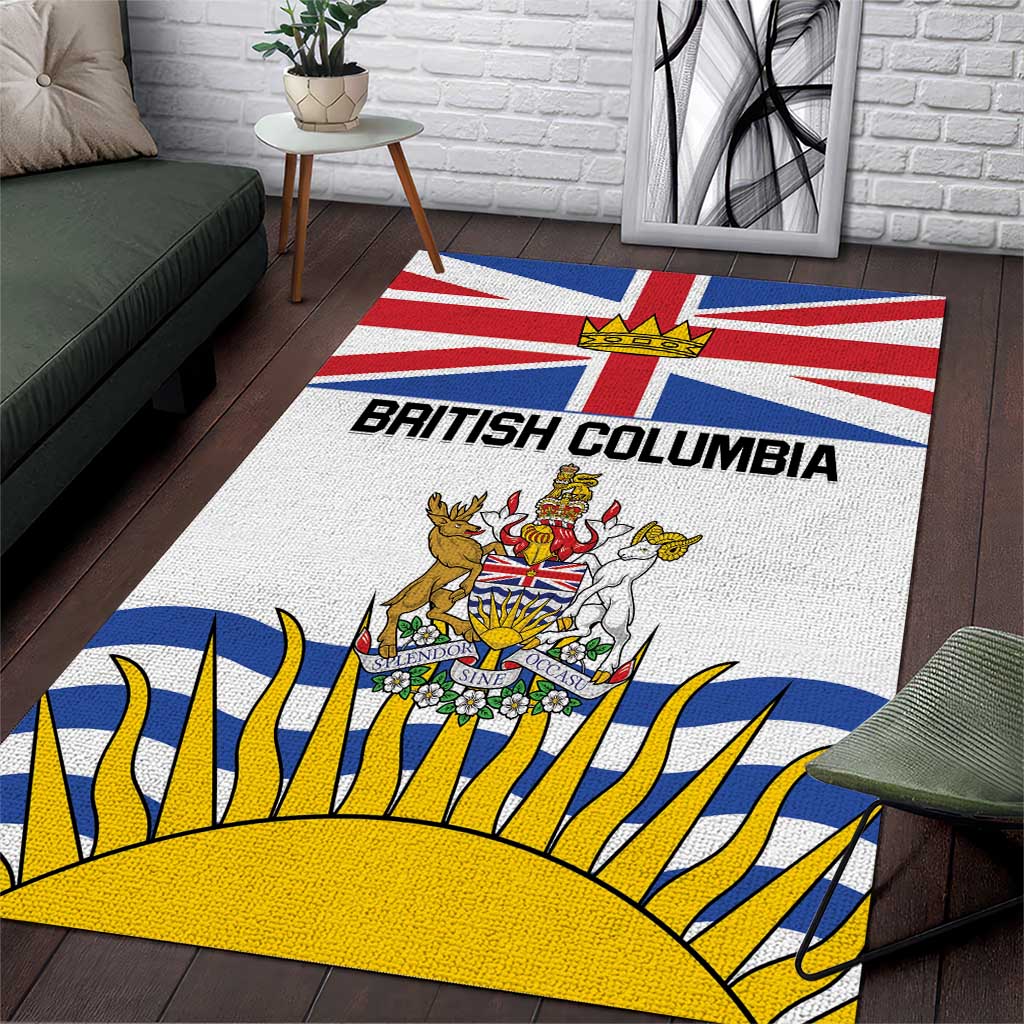 Canada British Columbia Province Area Rug Splendor sine occasu