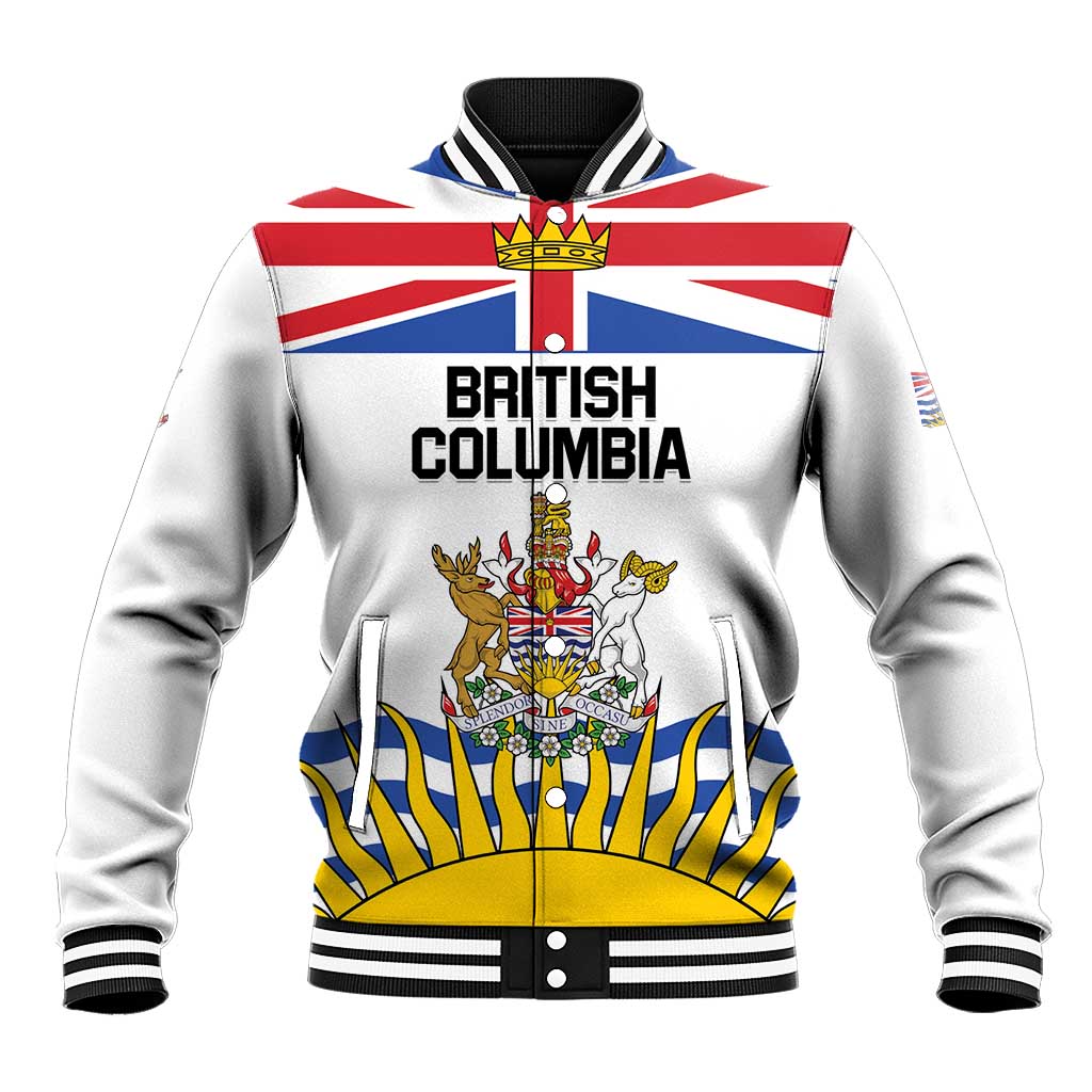 Personalized Canada British Columbia Province Baseball Jacket Splendor sine occasu