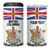 Personalized Canada British Columbia Province 4 in 1 Can Cooler Tumbler Splendor sine occasu