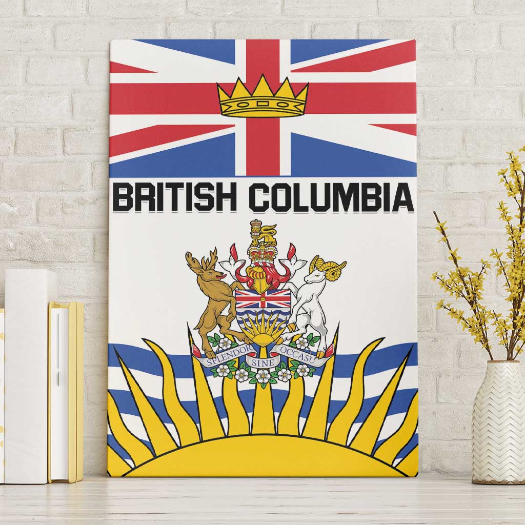 Canada British Columbia Province Canvas Wall Art Splendor sine occasu