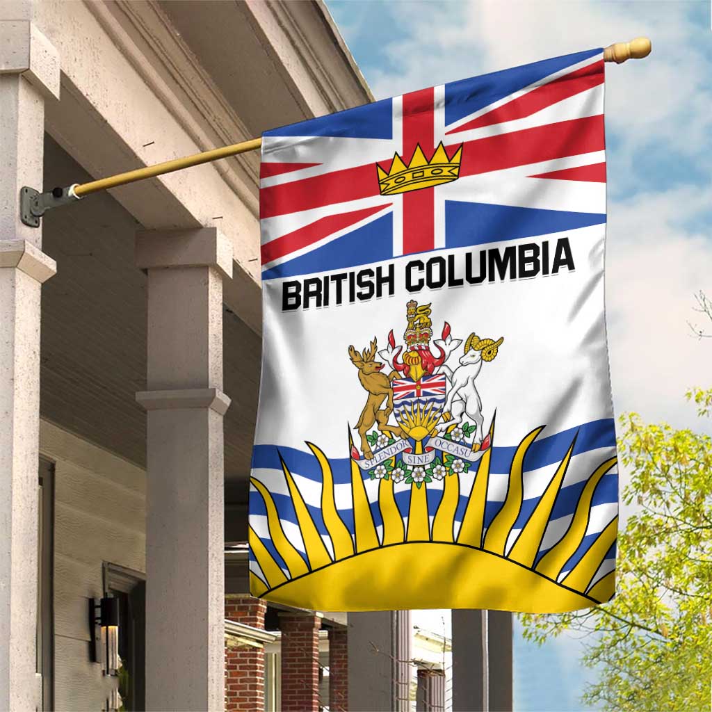 Canada British Columbia Province Garden Flag Splendor sine occasu