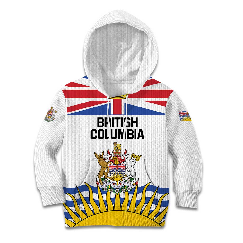 Personalized Canada British Columbia Province Kid Hoodie Splendor sine occasu