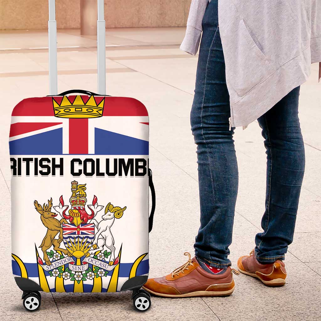 Canada British Columbia Province Luggage Cover Splendor sine occasu