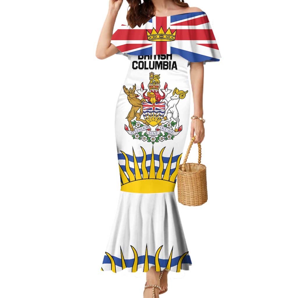 Personalized Canada British Columbia Province Mermaid Dress Splendor sine occasu