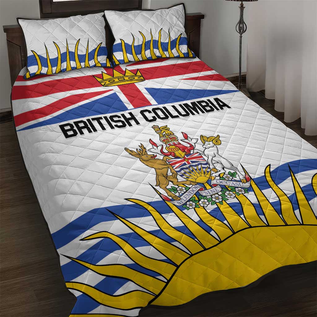 Canada British Columbia Province Quilt Bed Set Splendor sine occasu