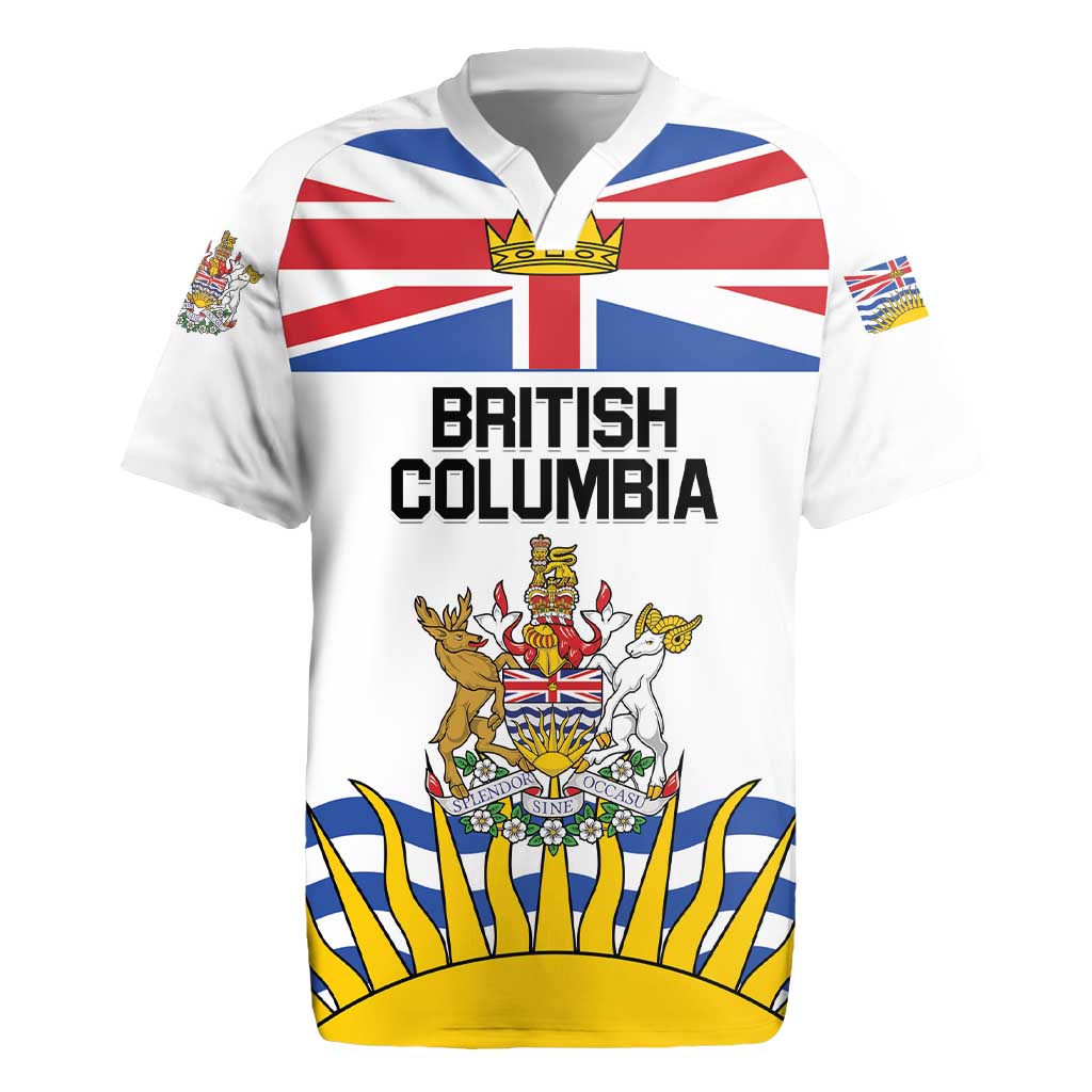 Personalized Canada British Columbia Province Rugby Jersey Splendor sine occasu