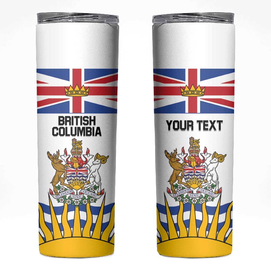 Personalized Canada British Columbia Province Skinny Tumbler Splendor sine occasu