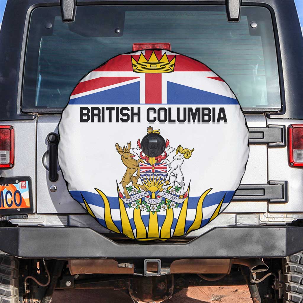 Canada British Columbia Province Spare Tire Cover Splendor sine occasu