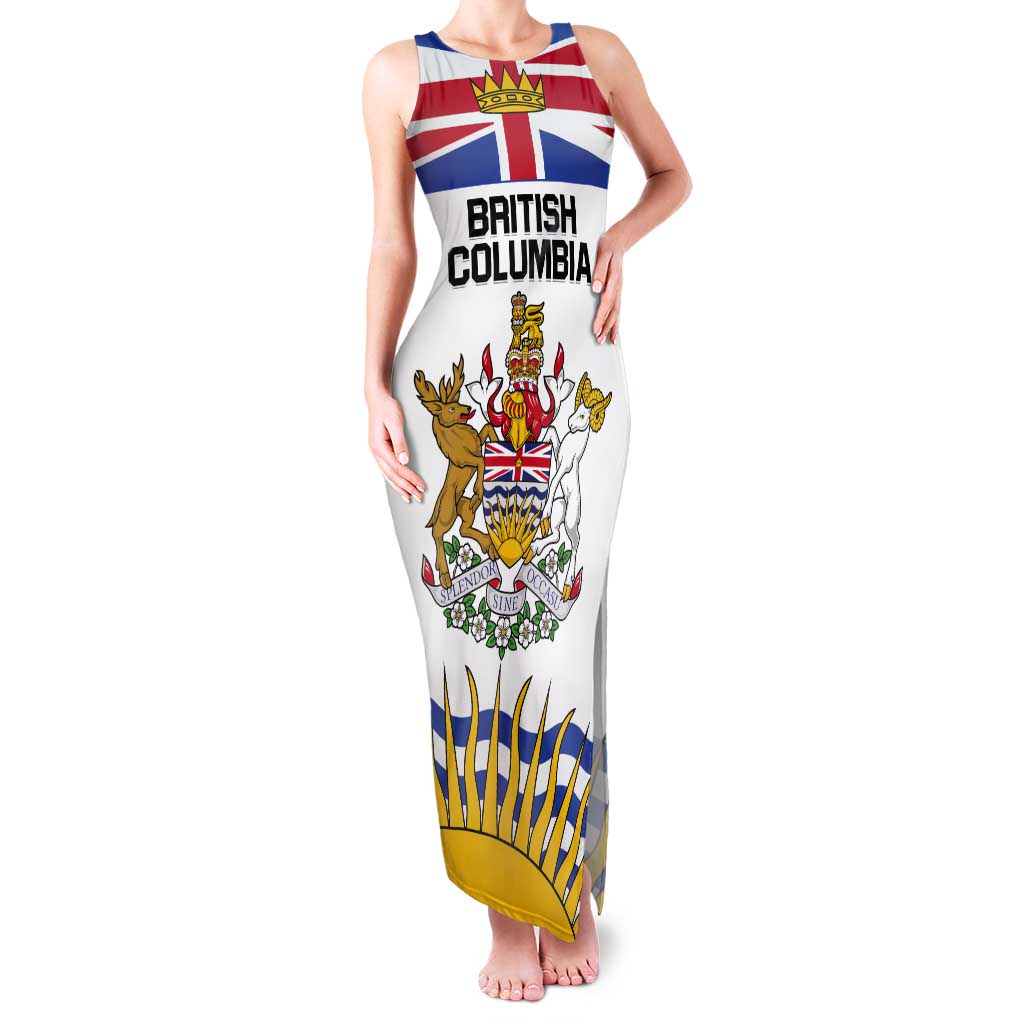 Personalized Canada British Columbia Province Tank Maxi Dress Splendor sine occasu