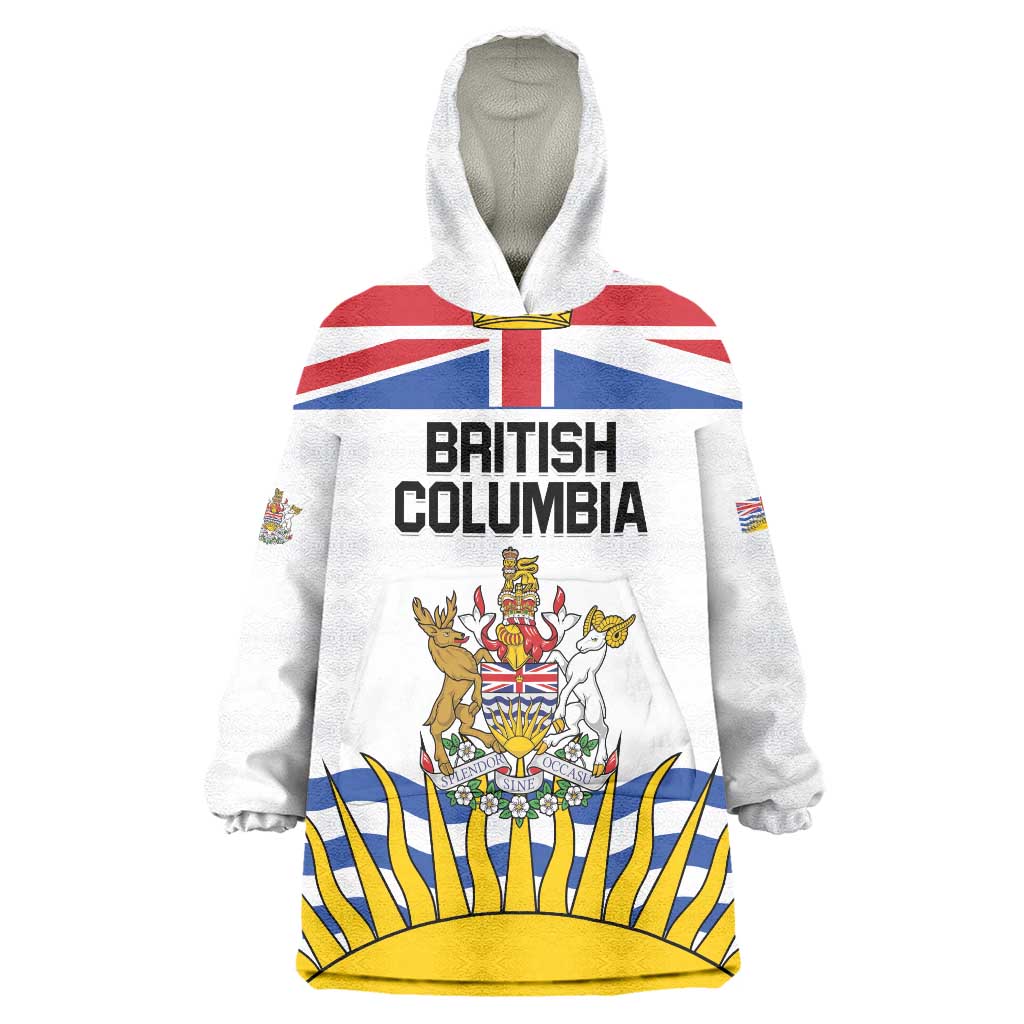 Personalized Canada British Columbia Province Wearable Blanket Hoodie Splendor sine occasu