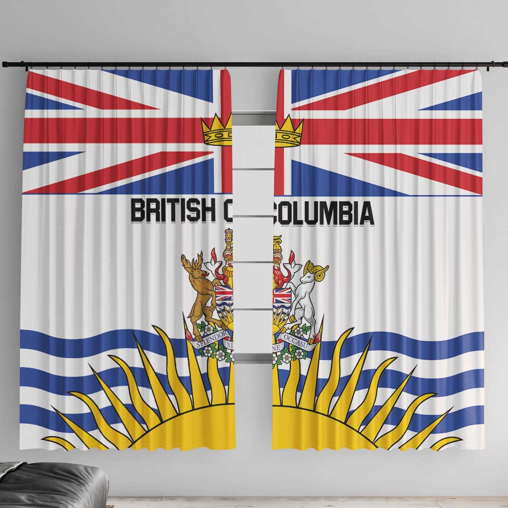 Canada British Columbia Province Window Curtain Splendor sine occasu