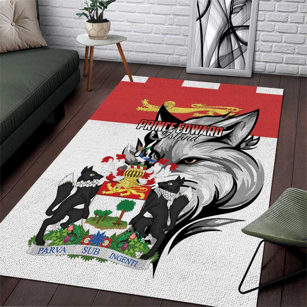 Canada Prince Edward Island Province Area Rug Silver Fox Parva sub ingenti