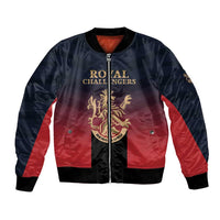 Custom Bengaluru 2025 Cricket Royal Challengers Bomber Jacket Lions Play Bold