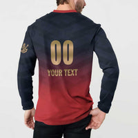 Custom Bengaluru 2025 Cricket Royal Challengers Button Sweatshirt Lions Play Bold
