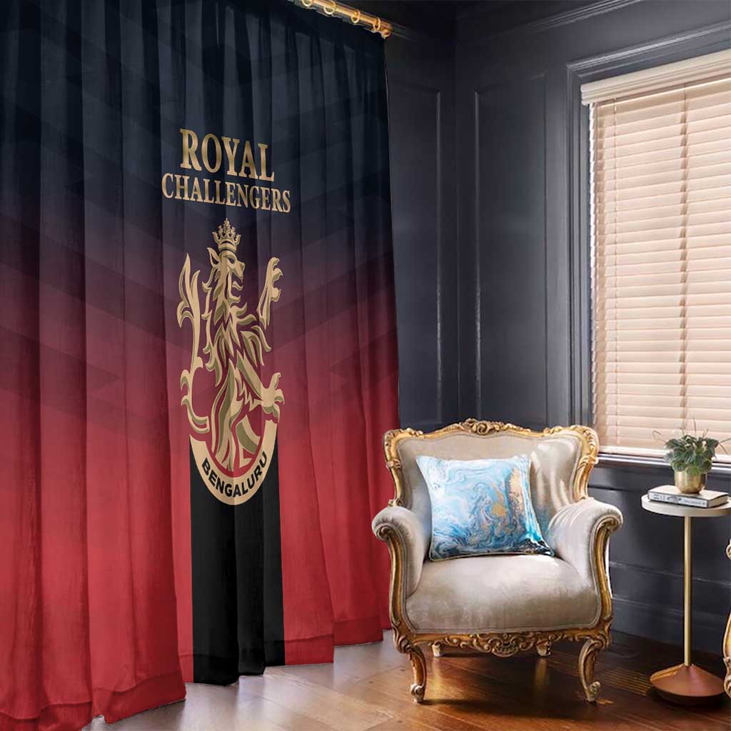 Bengaluru 2025 Cricket Royal Challengers Window Curtain Lions Play Bold