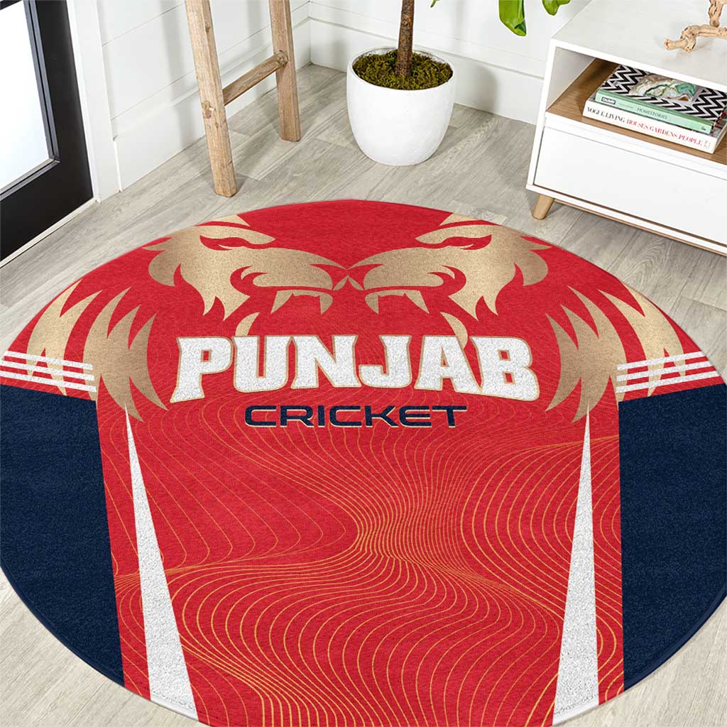 Punjab 2025 Cricket Lion Kings Round Carpet Jazba Hai Punjabi