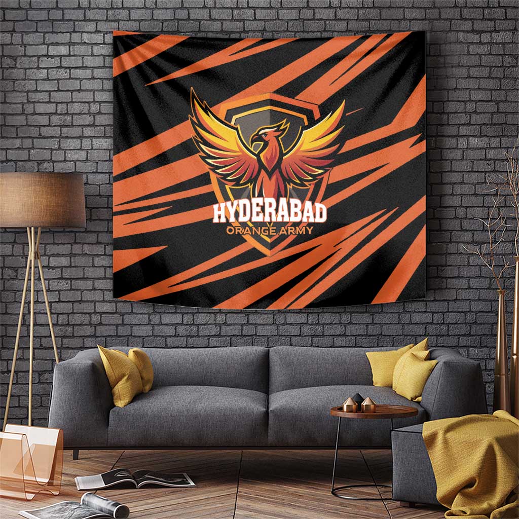 Hyderabad 2025 Cricket Sunrisers Tapestry Orange Army Play With Fire