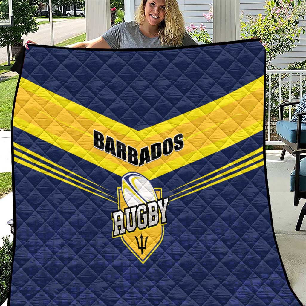 Barbados Rugby Quilt Team Barbados Trident Go Champions