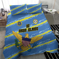 US Virgin Islands Soccer Bedding Set Team Dashing Eagles Come On